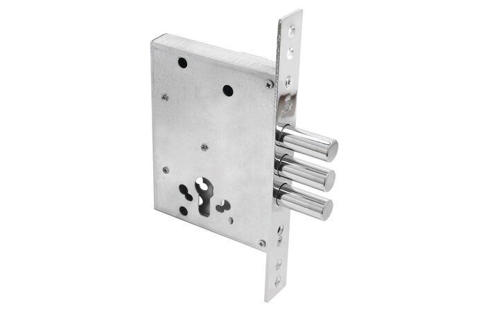 фото - Булат ЗВ1-3(16).60.00.08 хром, без ц/механизма Корпус замка для металлических дверей (20)