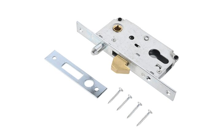 фото - Булат ЗВ4-1К.40.72.22.04 хром 40мм под ц/м, м/о 72 мм Замок врезной ДЛЯ ОТКАТНЫХ ВОРОТ б/руч (20)