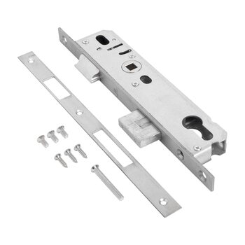 фото - Булат ЗВ 4-1.25.92.16.08 нерж. сталь 25мм с/о, под ц/м, м/о 92мм Замок врезной б/руч (30)