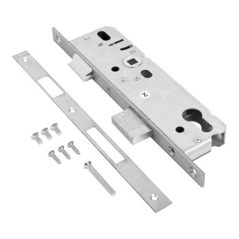 фото - Булат ЗВ 4-1.35.92.16.08 нерж. сталь 35мм с/о, под ц/м, м/о 92мм Замок врезной б/руч (30)