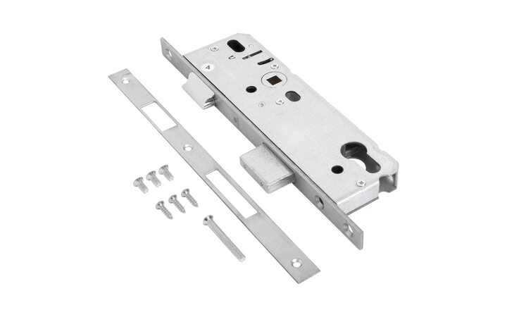 фото - Булат ЗВ 4-1.40.92.16.08 нерж. сталь 40мм с/о, под ц/м, м/о 92мм Замок врезной б/руч (30)