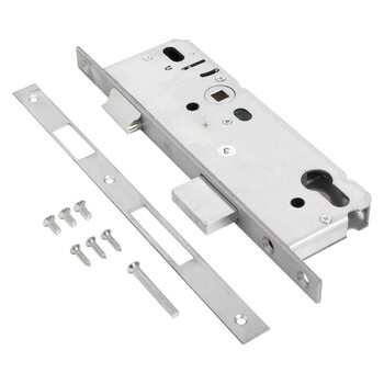 фото - Булат ЗВ 4-1.45.92.16.08 нерж. сталь 45мм с/о, под ц/м, м/о 92мм Замок врезной б/руч (30)