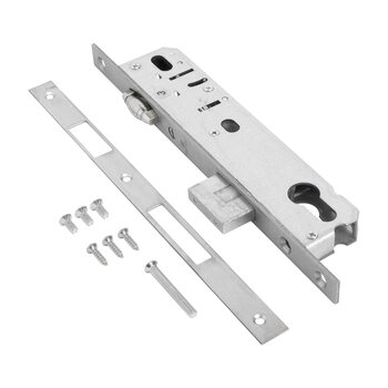 фото - Булат ЗВ 5-1.25.00.16.08 нерж. сталь 25мм рол.зщ с/о, под ц/м Замок врезной б/руч (30)