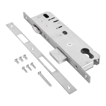 фото - Булат ЗВ 5-1.35.00.16.08 нерж. сталь 35мм рол.зщ с/о, под ц/м Замок врезной б/руч (30)