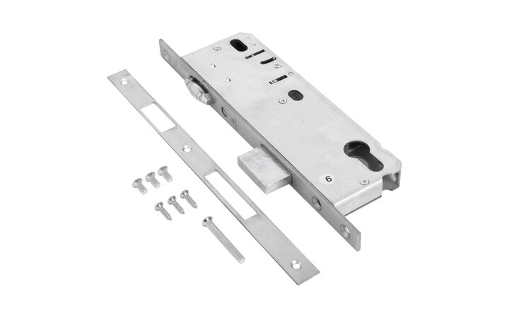 фото - Булат ЗВ 5-1.45.00.16.08 нерж. сталь 45мм рол.зщ с/о, под ц/м Замок врезной б/руч (30)