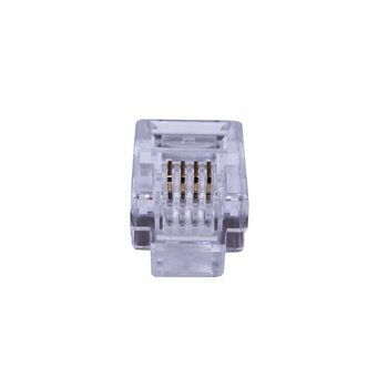 фото - SUPRLAN Коннекторы 6P4C ( RJ-11 ) уп. 100шт 10-0227