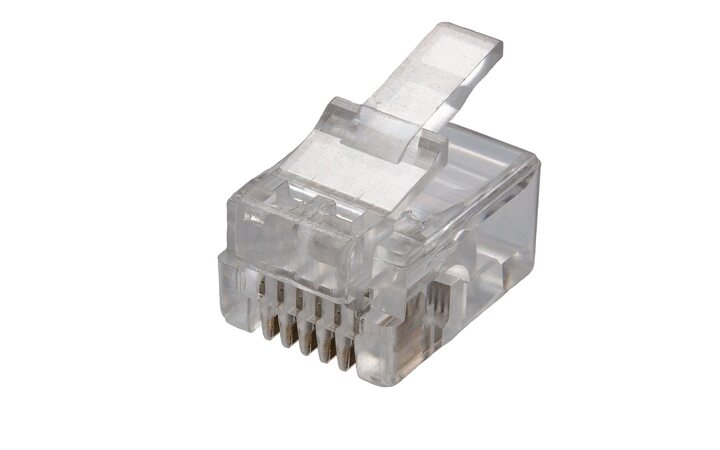 фото - SUPRLAN Коннекторы 6P6C (RJ-11) уп. 100шт 10-0228