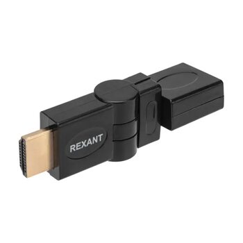 фото - Переходник штекер HDMI - гнездо HDMI, поворотный REXANT 17-6813