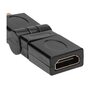 фото - Переходник штекер HDMI - гнездо HDMI, поворотный REXANT 17-6813