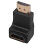 фото - Переходник штекер HDMI - гнездо HDMI, угловой REXANT 17-6805