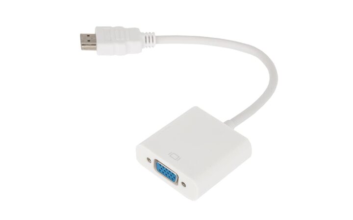 фото - Переходник штекер HDMI - гнездо VGA, провод REXANT 17-6835