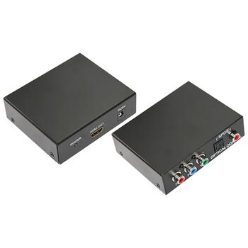 фото - Конвертер YPbPr + SPDIF / Toslink на HDMI, металл REXANT 17-6904