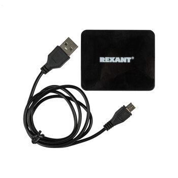 Делитель гнездо HDMI на 2 гнезда HDMI, пластик REXANT 17-6951