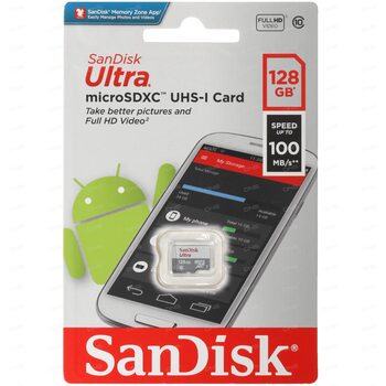фото - Sandisk microSDXC UHS-I Ultra Light 128 ГБ (SDSQUNR-128G-GN6MN)