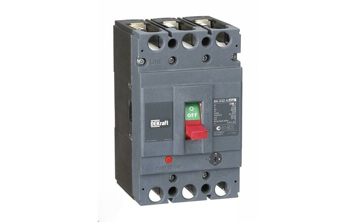 фото - Выключатель автоматический 3п 63А диапазон уставок 50.4...63А 50кА ВА-332 SchE 21133DEK