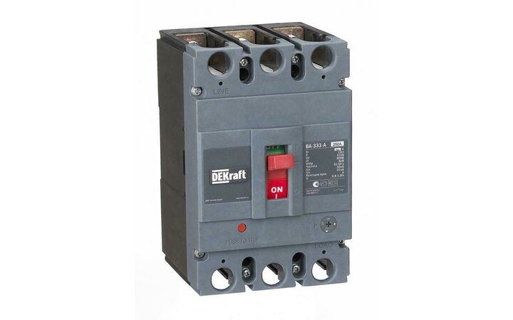 фото - Выключатель автоматический 3п 250А диапазон уставок 200...250А 50кА ВА-333 SchE 21138DEK