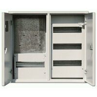 Корпус учетный навесной ЩРУН-3/48 520х585х160 IP31 3-фазн. 48мод. двудверный метал. SchE 30404DEK