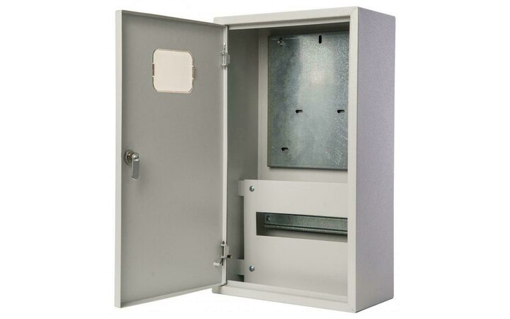 фото - Корпус учетный навесной ЩРУН-3/12 520х300х160 IP31 3-фазн. 12мод. метал. SchE 30402DEK