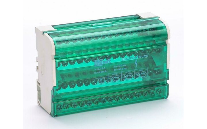 фото - Кросс-модуль на DIN-рейку 4х15 групп 125А ШН-103 SchE 32019DEK