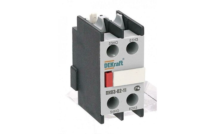 фото - Приставка контактная доп. контакты 1НО+1НЗ лицев. SchE 24100DEK