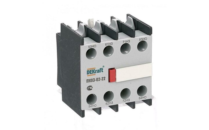 фото - Приставка контактная доп. контакты 2НО+2НЗ лицев. SchE 24105DEK