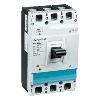 фото - Выключатель автоматический 3п 400А 35кА AV POWER-3/3 TR AVERES EKF mccb-33-400-TR-av