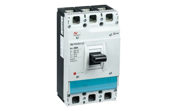 фото - Выключатель автоматический 3п 400А 35кА AV POWER-3/3 TR AVERES EKF mccb-33-400-TR-av