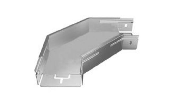 фото - Угол для лотка горизонтальный 90град. 200х100 сталь 1мм 'ПЛЮС' GLplus90-100-200 КМ PL0442