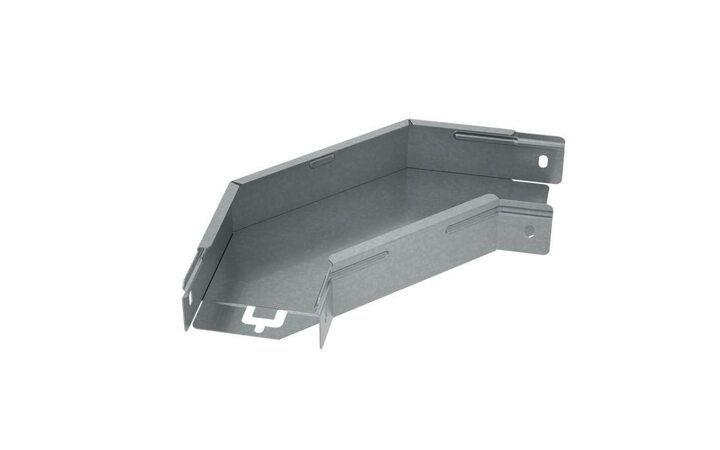 фото - Угол для лотка горизонтальный 90град. 300х50 сталь 1мм 'ПЛЮС' GLplus90-50-300 КМ PL0429