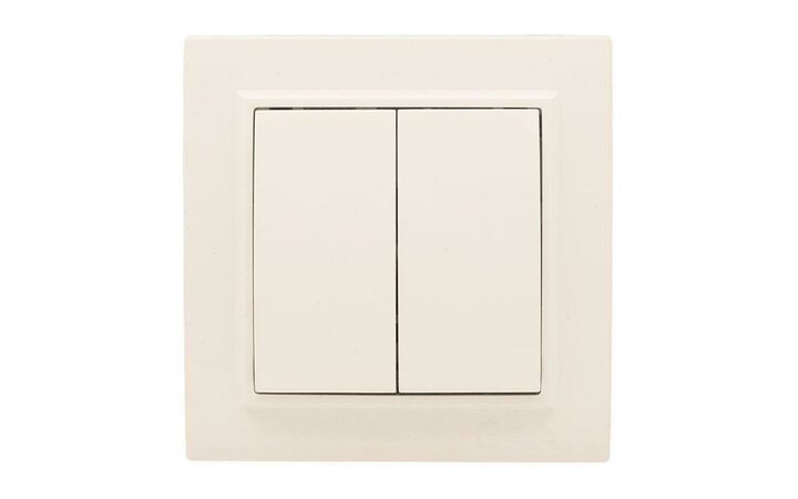 фото - Выключатель 2-кл. СП Минск 10А IP20 беж. EKF ERV10-023-20