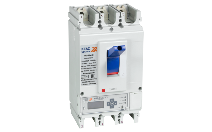 фото - Выключатель автоматический 630А 40кА OptiMat D630N MR1 У3 КЭАЗ 279890