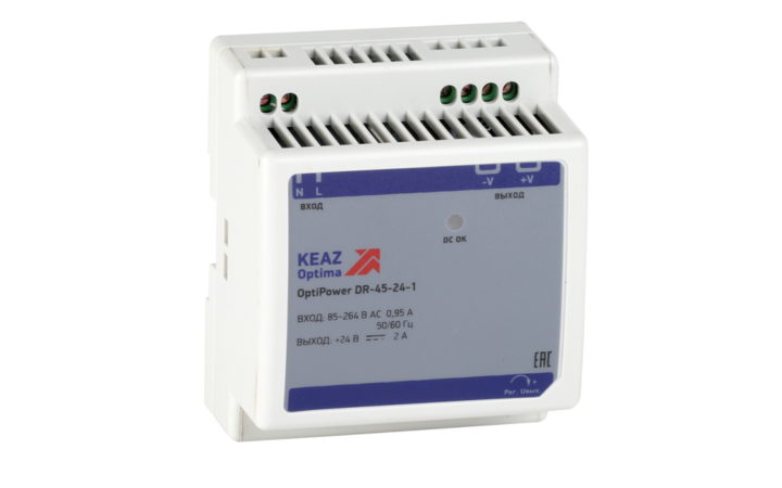 фото - Блок питания OptiPower DR-45-24-1 КЭАЗ 284545