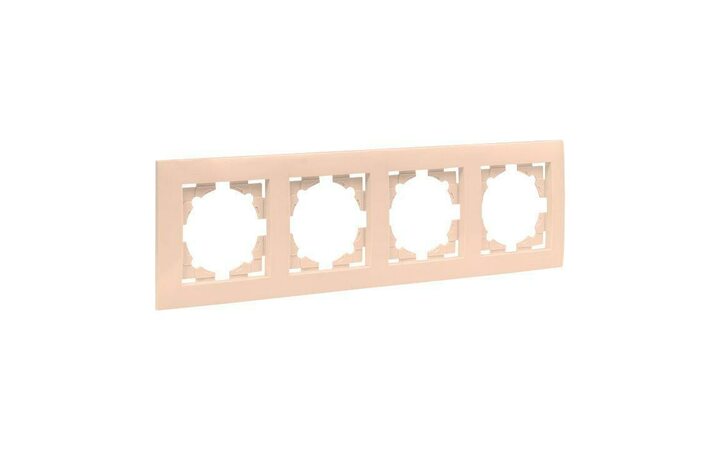 фото - Рамка 4-м Валенсия крем. PROxima EKF EWM-G-304-20