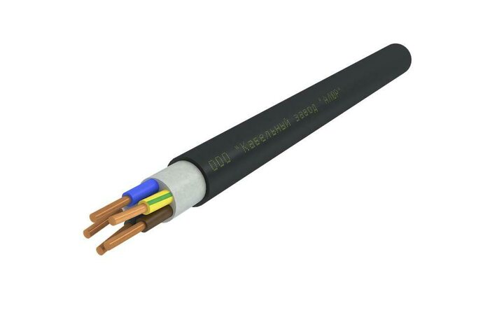 фото - Кабель ВВГнг(А)-LSLTx 5х10 ОК (N PE) 0.66кВ (м) АЛЮР 00-00006046