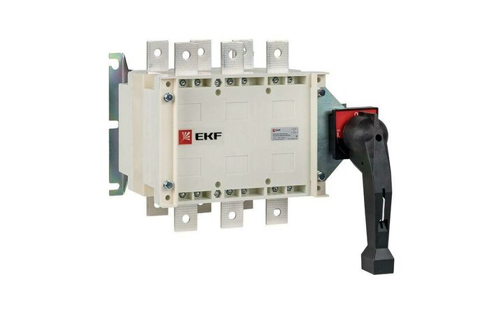 фото - Рубильник-переключатель 3п 400А с рукояткой управления для прямой установки PowerSwitch PROxima EKF pscs-400-3