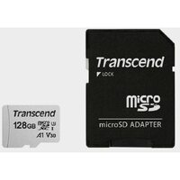 Transcend TS128GUSD300S-A microSDXC Class 10 U3, V30, A1 300S + адаптер