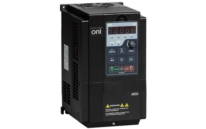 фото - Преобразователь частоты A650 380В 3Ф 1.5кВт 4.2А ONI A650-33E015T