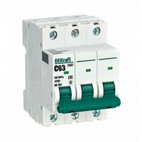 Выключатель автоматический модульный 3п C 63А ВА103 SchE 12311DEK