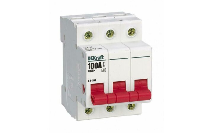 фото - Выключатель нагрузки 3п 100А ВН-102 SchE 17012DEK