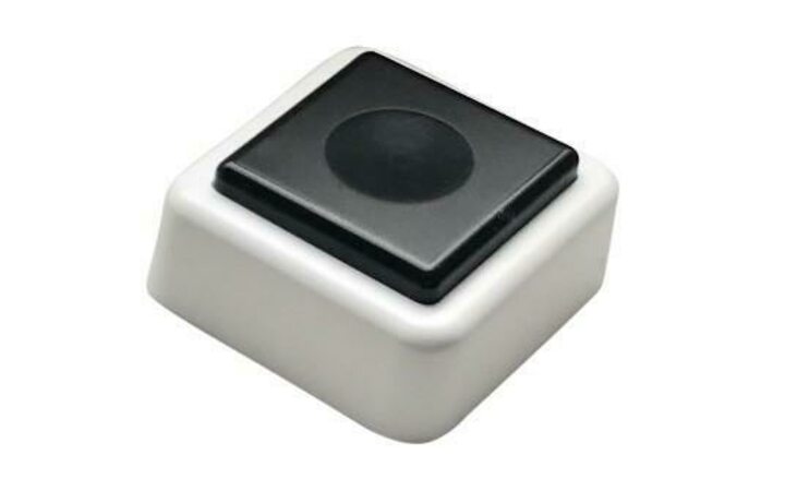 фото - Кнопка звонка (выключатель для бытовых электрических звонков) Тритон ВЗ1-01 черн.