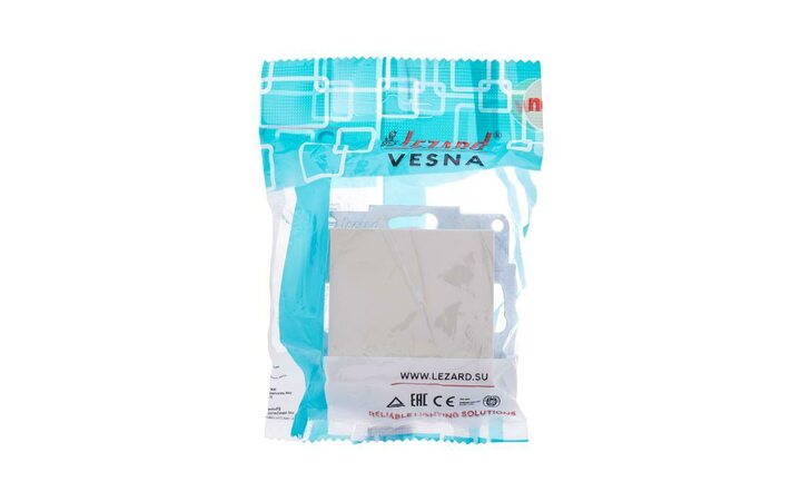 фото - Выключатель 1-кл. СП Vesna механизм крем. LEZARD 742-0388-100
