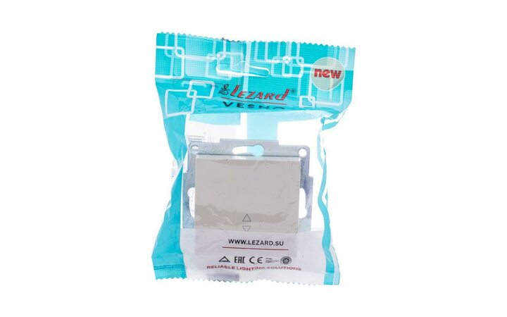 фото - Выключатель 2-кл. СП Vesna с индикацией механизм крем. LEZARD 742-0388-112