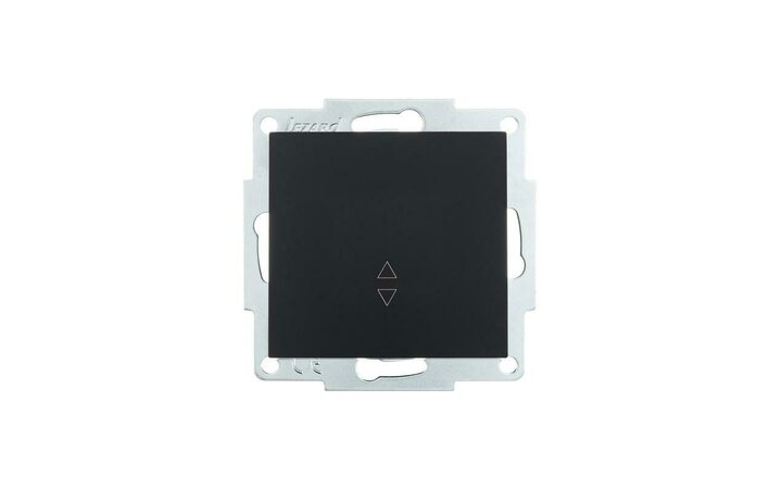 фото - Переключатель проходной 1-кл. СП Vesna механизм черн. бархат LEZARD 742-4288-105