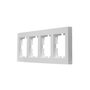 фото - Рамка 4-местн. горизонт. VESNA бел. LEZARD 742-0200-149