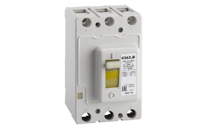 фото - Выключатель автоматический 200А 2500Im ВА57-35-340010 УХЛ3 690В AC КЭАЗ 108599