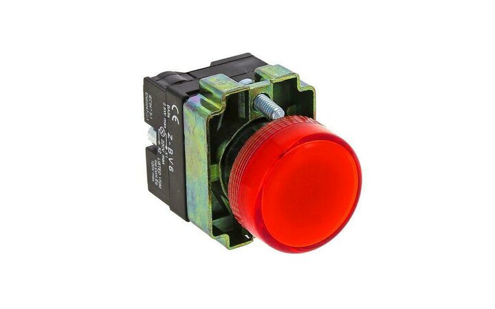 фото - Лампа сигнальная BV64 красн. EKF xb2-bv64