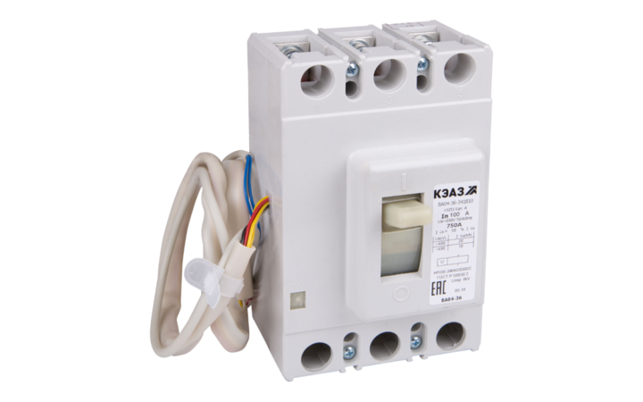 фото - Выключатель автоматический 200А 1250Im ВА04-36-341810 УХЛ3 690В AC НР=24В AC/DC КЭАЗ 218125