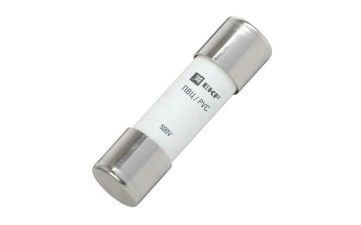 фото - Вставка плавкая цилиндрическая ПВЦ 10х38 6А EKF pvc-10x38-6