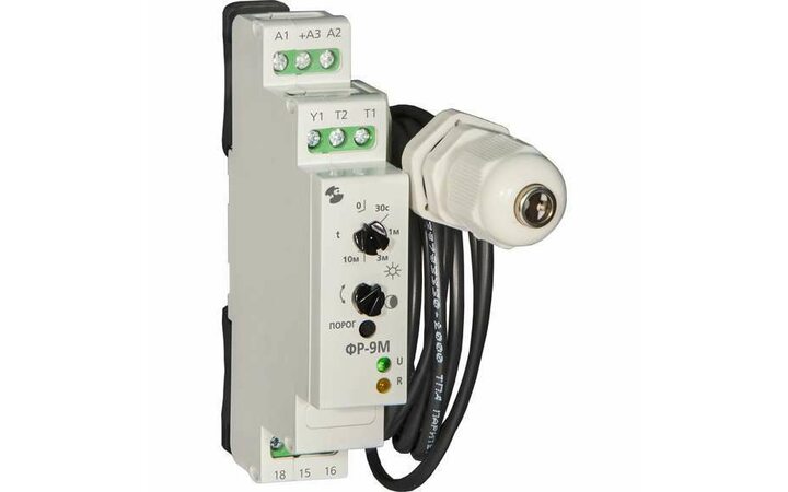 фото - Фотореле ФР-9М 24В 50Гц/пост 220В 50Гц в компл. с датчиком кабель 1.5м Реле и Автоматика A8222-77946589
