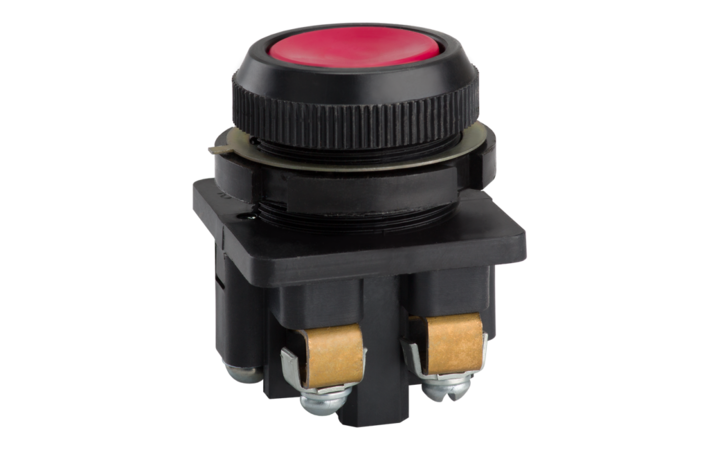 фото - Выключатель кнопочный КЕ 011 У3 исп.1 красн. КЭАЗ 264476